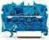 WAGO Svorka 2002-1204 2vodičová průchozí, boční a středový popis, na DIN lištu 35 × 15 a 35 × 7,5, push-in CAGE CLAMP®,